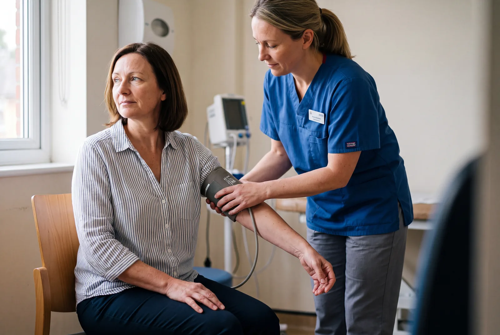 Bp cuff check at Urgent Care USA, Plant City FL