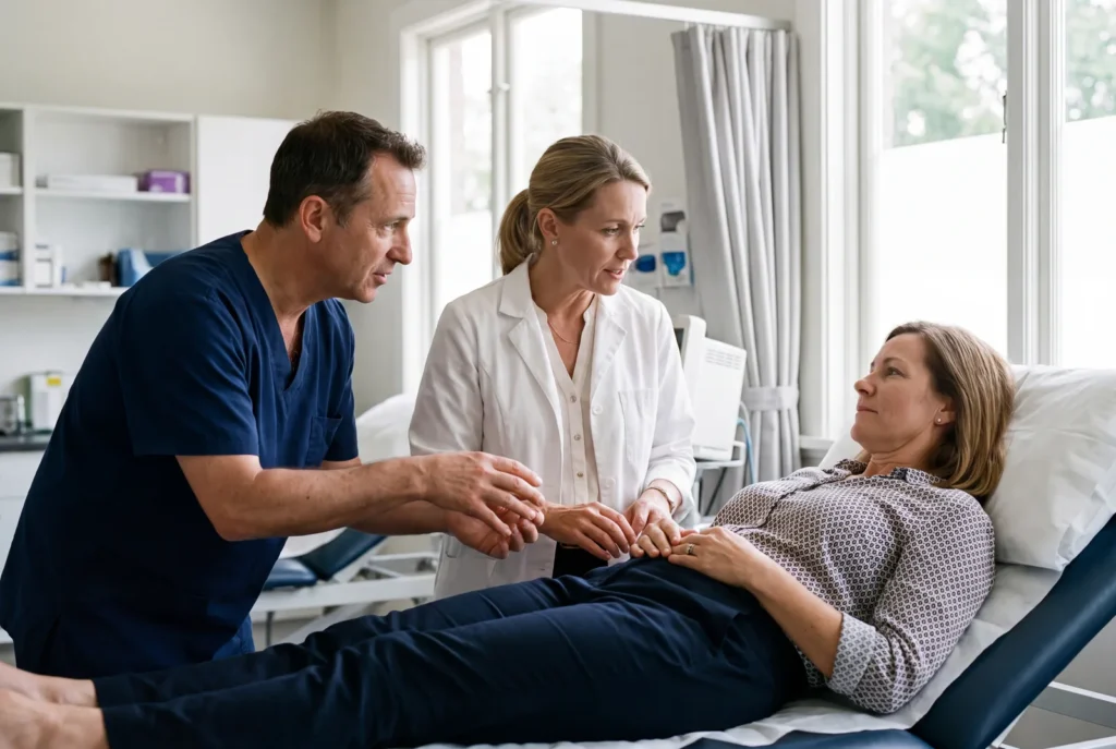 Clinicians bedside at Urgent Care USA, Plant City FL