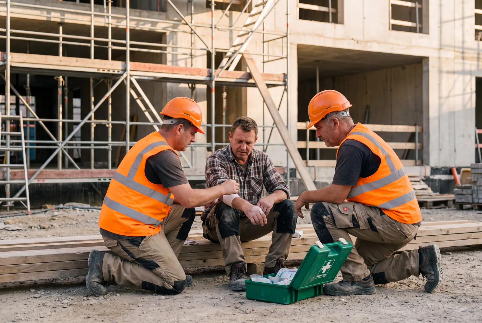 Construction site injury at Urgent Care USA, Plant City FL