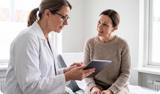 Exam room consult at Urgent Care USA, Plant City FL