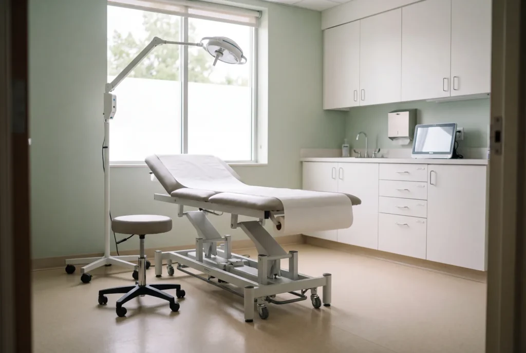 Exam room equipment at Urgent Care USA, Plant City FL