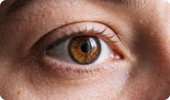 Eye close up at Urgent Care USA, Plant City FL
