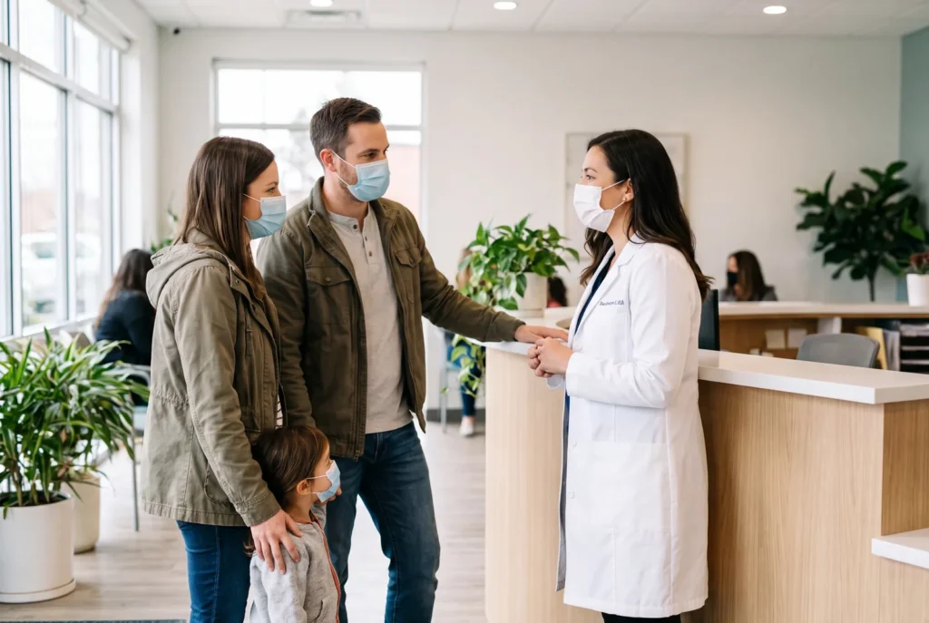 Family clinic visit at Urgent Care USA, Plant City FL