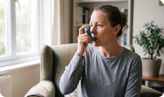 Inhaler use at Urgent Care USA, Plant City FL