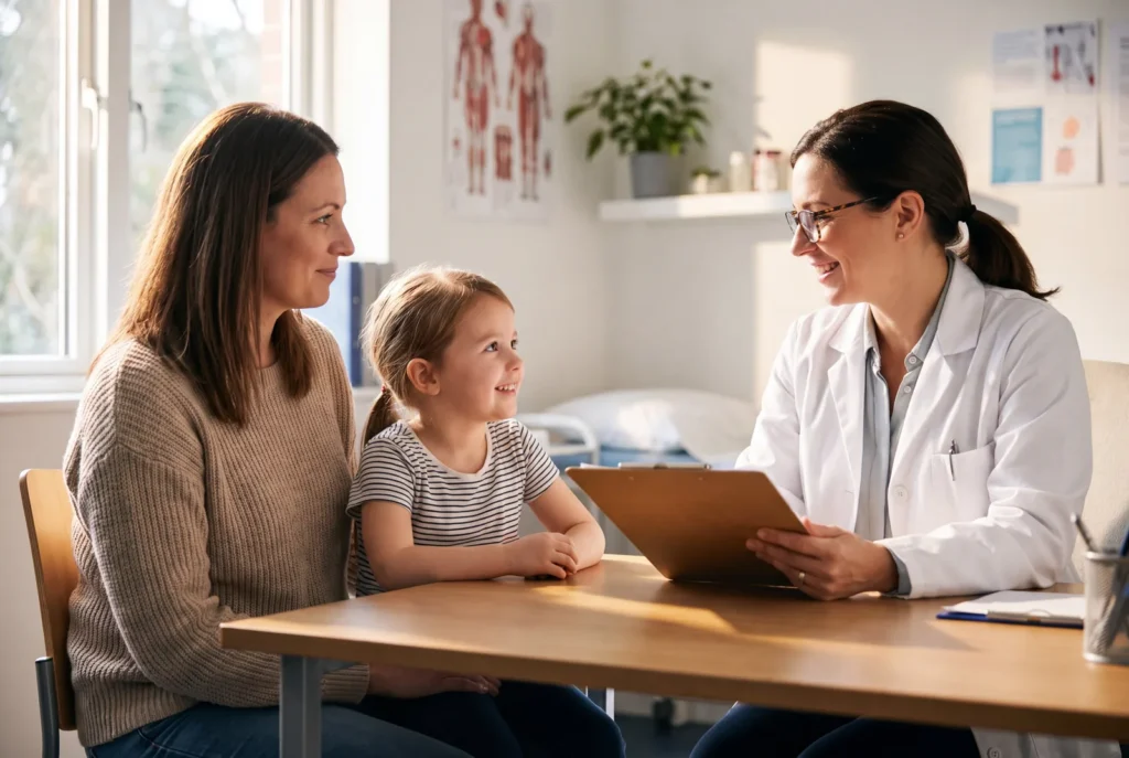 Mother daughter visit at Urgent Care USA, Plant City FL