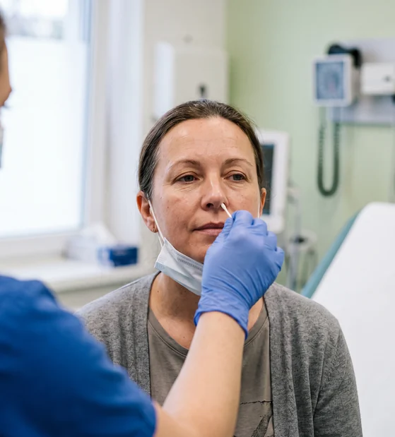 Nasal swab at Urgent Care USA, Plant City FL