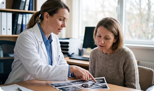 Scan review patient at Urgent Care USA, Plant City FL