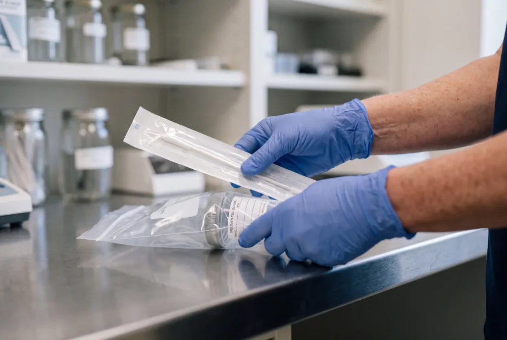 Specimen kit at Urgent Care USA, Plant City FL