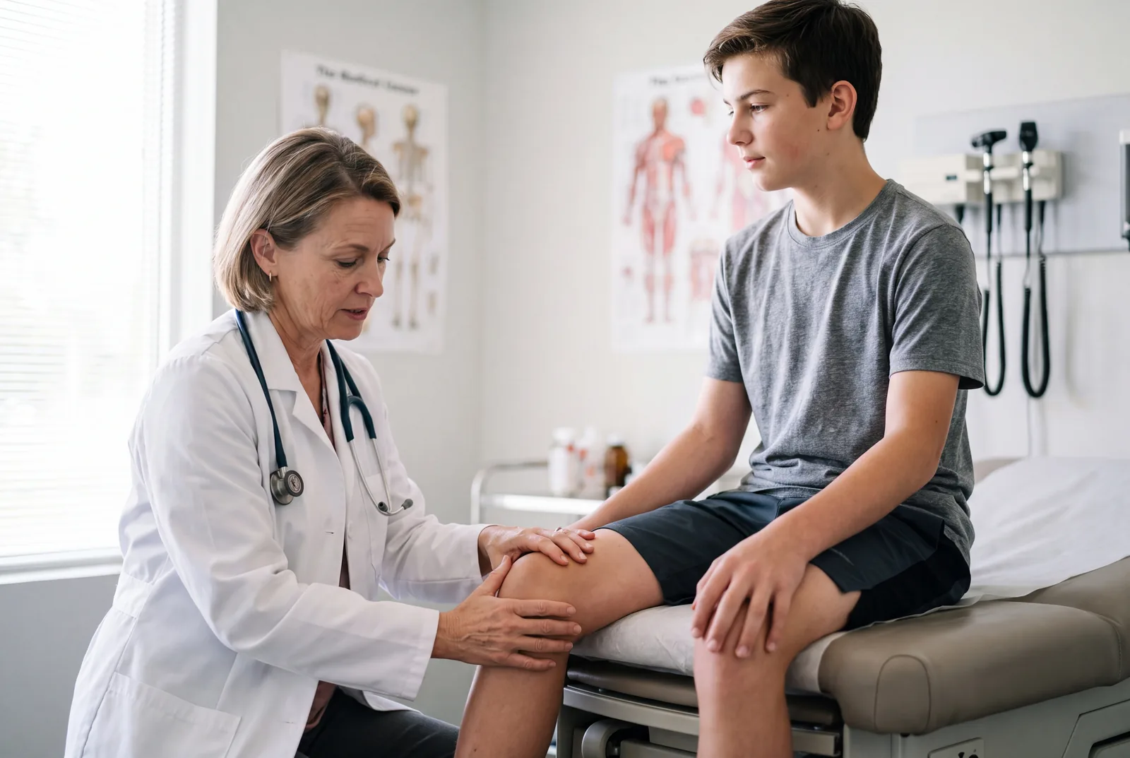 Teen sports exam at Urgent Care USA, Plant City FL